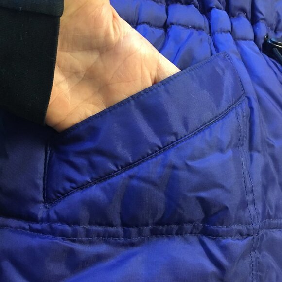 Fog by London Fog Vintage Puffer Coat Blue Large - Picture 5 of 10